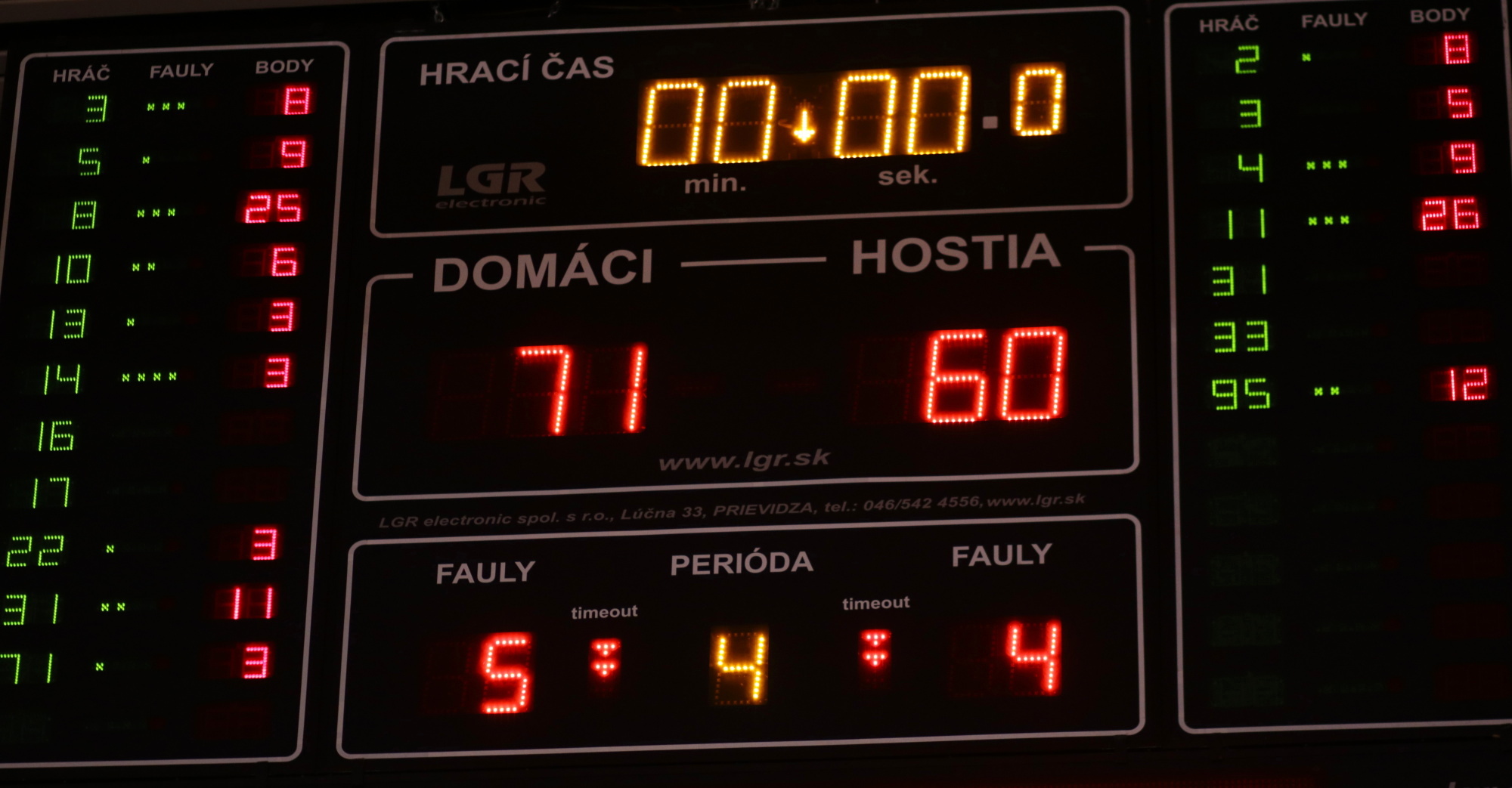 Domáca výhra nad Interom (BC Prievidza - Inter Bratislava 71:60)