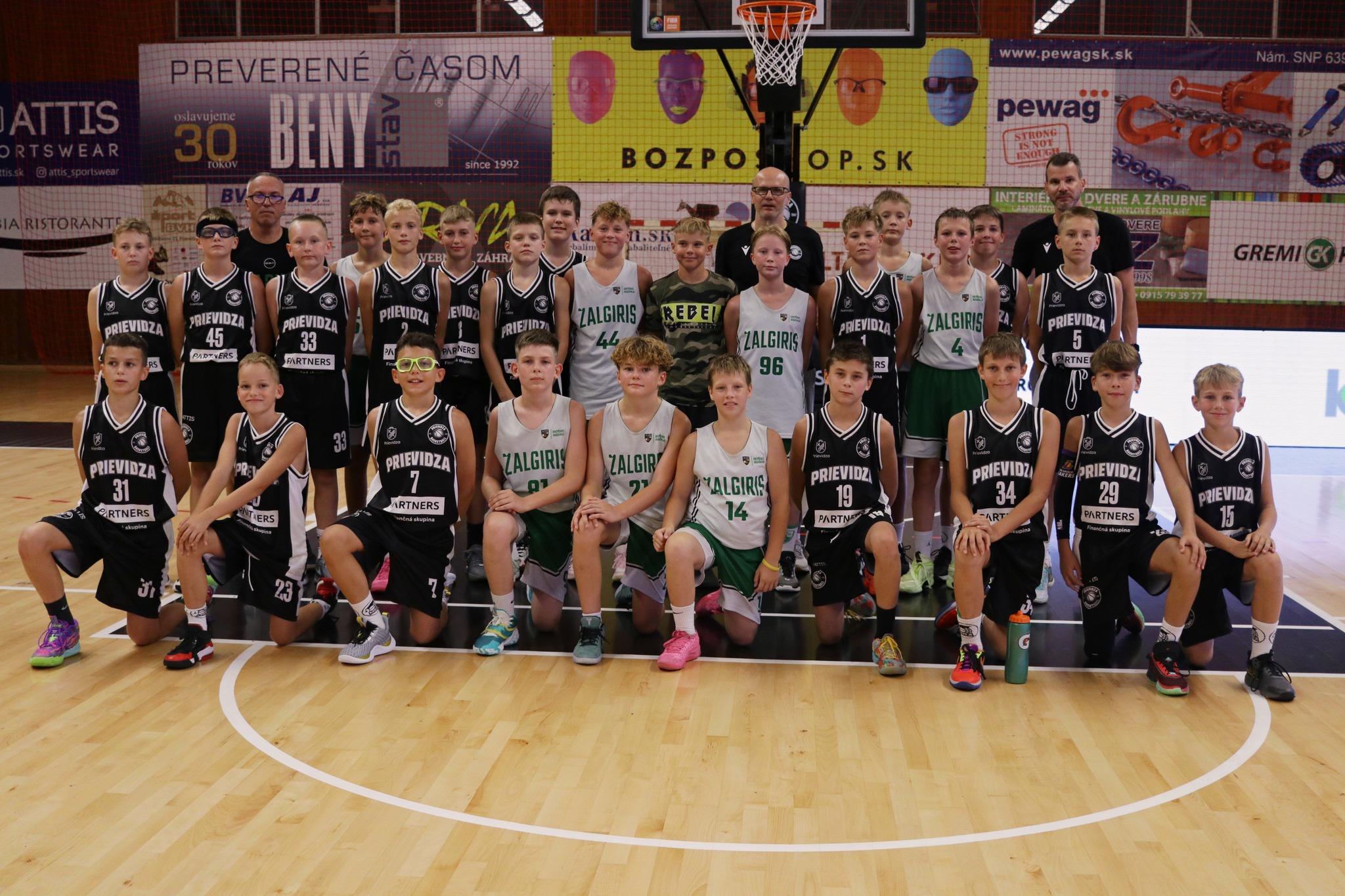 Tri dni európskeho basketbalu v Prievidzi