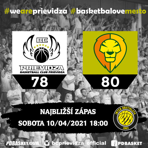 BC Prievidza - Patrioti Levice 78:80