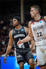 Európsky pohár FIBA: BC Prievidza - Surne Bilbao Basket 61:84 (Foto: Vladimír Králik)	