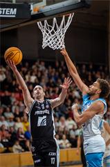 9. kolo TIPOS SBL: BC Prievidza - Nitra Blue Wings 63:80 (Vladimír Králik)