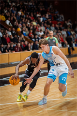 9. kolo TIPOS SBL: BC Prievidza - Nitra Blue Wings 63:80 (Vladimír Králik)