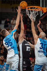 9. kolo TIPOS SBL: BC Prievidza - Nitra Blue Wings 63:80 (Vladimír Králik)