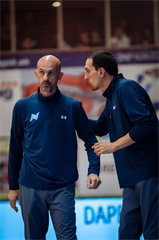 9. kolo TIPOS SBL: BC Prievidza - Nitra Blue Wings 63:80 (Vladimír Králik)