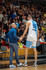 9. kolo TIPOS SBL: BC Prievidza - Nitra Blue Wings 63:80 (Vladimír Králik)