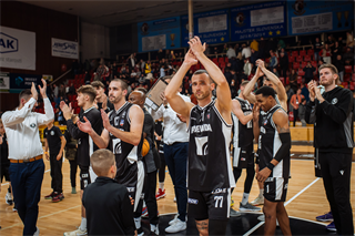9. kolo TIPOS SBL: BC Prievidza - Nitra Blue Wings 63:80 (Vladimír Králik)