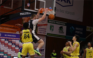 10. kolo TIPOS SBL: BC Prievidza - Inter Bratislava 81:83 (Ladislav Szibilla)