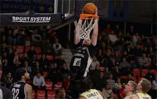 12. kolo TIPOS SBL: BC Prievidza - Patrioti Levice 72:77 (Ladislav Szibilla)	