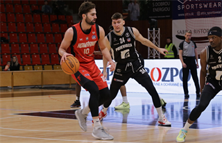 16. kolo TIPOS SBL: BC Prievidza - BC Komárno 104:102 (Ladislav Szibilla)