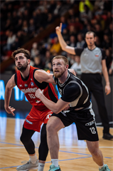 16. kolo TIPOS SBL: BC Prievidza - BC Komárno 104:102 (Vladimír Králik)