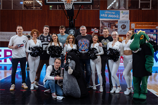 16. kolo TIPOS SBL: BC Prievidza - BC Komárno 104:102 (Vladimír Králik)