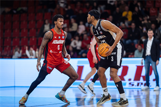 16. kolo TIPOS SBL: BC Prievidza - BC Komárno 104:102 (Vladimír Králik)
