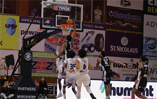 20. kolo Tipos SBL: BC Prievidza - Spišskí Rytieri 94:61 (Ladislav Szibilla)