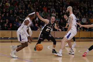 20. kolo Tipos SBL: BC Prievidza - Spišskí Rytieri 94:61 (Ladislav Szibilla)