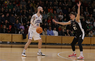 20. kolo Tipos SBL: BC Prievidza - Spišskí Rytieri 94:61 (Ladislav Szibilla)