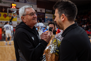 20. kolo Tipos SBL: BC Prievidza - Spišskí Rytieri 94:61 (Vladimír Králik)