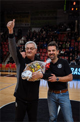 20. kolo Tipos SBL: BC Prievidza - Spišskí Rytieri 94:61 (Vladimír Králik)