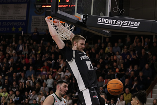 22. kolo Tipos SBL: BC Prievidza - MBK Handlová 100:85 (Ladislav Szibilla)
