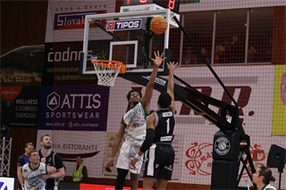 22. kolo Tipos SBL: BC Prievidza - MBK Handlová 100:85 (Ladislav Szibilla)