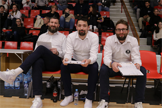 22. kolo Tipos SBL: BC Prievidza - MBK Handlová 100:85 (Ladislav Szibilla)