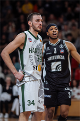 22. kolo Tipos SBL: BC Prievidza - MBK Handlová 100:85 (Vladimír Králik)