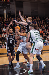 22. kolo Tipos SBL: BC Prievidza - MBK Handlová 100:85 (Vladimír Králik)
