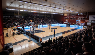 22. kolo Tipos SBL: BC Prievidza - MBK Handlová 100:85 (Vladimír Králik)