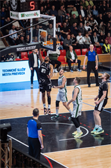 22. kolo Tipos SBL: BC Prievidza - MBK Handlová 100:85 (Vladimír Králik)