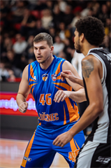 24. kolo Tipos SBL: BC Prievidza - BKM Lučenec 113:64 (Vladimír Králik)