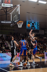 24. kolo Tipos SBL: BC Prievidza - BKM Lučenec 113:64 (Vladimír Králik)