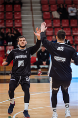 27. kolo Tipos SBL: BC Prievidza - Nitra Blue Wings 93:89 (Vladimír Králik)