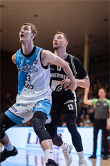 27. kolo Tipos SBL: BC Prievidza - Nitra Blue Wings 93:89 (Vladimír Králik)