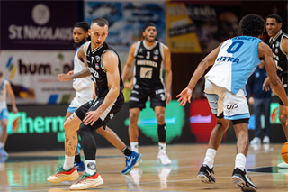 27. kolo Tipos SBL: BC Prievidza - Nitra Blue Wings 93:89 (Vladimír Králik)