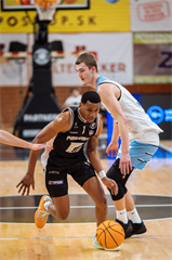 27. kolo Tipos SBL: BC Prievidza - Nitra Blue Wings 93:89 (Vladimír Králik)