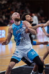 27. kolo Tipos SBL: BC Prievidza - Nitra Blue Wings 93:89 (Vladimír Králik)