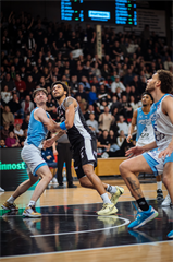 27. kolo Tipos SBL: BC Prievidza - Nitra Blue Wings 93:89 (Vladimír Králik)