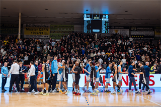 27. kolo Tipos SBL: BC Prievidza - Nitra Blue Wings 93:89 (Vladimír Králik)