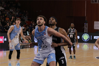 27. kolo Tipos SBL: BC Prievidza - Nitra Blue Wings 93:89 (Ladislav Szibilla)