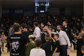 28. kolo Tipos SBL: BC Prievidza - Inter Bratislava 84:83 (Ladislav Szibilla)	