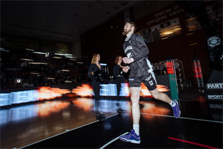 1. zápas štvrťfinále Tipos SBL: BC Prievidza - Nitra Blue Wings 87:76 (Vladimír Králik)	