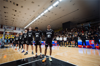 1. zápas štvrťfinále Tipos SBL: BC Prievidza - Nitra Blue Wings 87:76 (Vladimír Králik)	