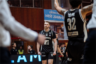 1. zápas štvrťfinále Tipos SBL: BC Prievidza - Nitra Blue Wings 87:76 (Vladimír Králik)	