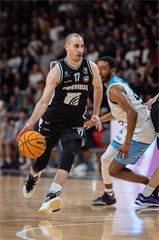 1. zápas štvrťfinále Tipos SBL: BC Prievidza - Nitra Blue Wings 87:76 (Vladimír Králik)	