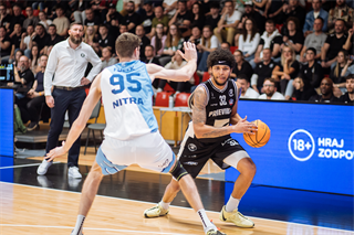 1. zápas štvrťfinále Tipos SBL: BC Prievidza - Nitra Blue Wings 87:76 (Vladimír Králik)	