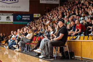 1. zápas štvrťfinále Tipos SBL: BC Prievidza - Nitra Blue Wings 87:76 (Vladimír Králik)	