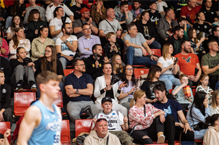 1. zápas štvrťfinále Tipos SBL: BC Prievidza - Nitra Blue Wings 87:76 (Vladimír Králik)	