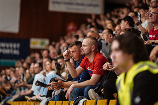 1. zápas štvrťfinále Tipos SBL: BC Prievidza - Nitra Blue Wings 87:76 (Vladimír Králik)	