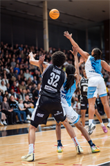 3. zápas štvrťfinále Tipos SBL: BC Prievidza - Nitra Blue Wings 74:77 (Vladimír Králik)