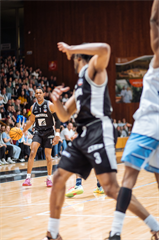 3. zápas štvrťfinále Tipos SBL: BC Prievidza - Nitra Blue Wings 74:77 (Vladimír Králik)