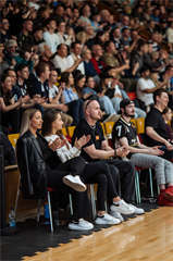3. zápas štvrťfinále Tipos SBL: BC Prievidza - Nitra Blue Wings 74:77 (Vladimír Králik)